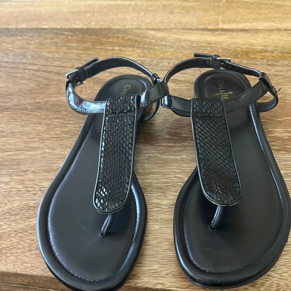 Cole Haan black sandals size 6